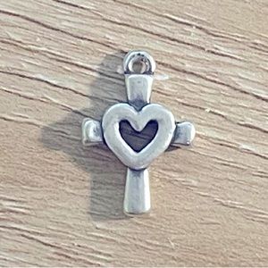 James Avery Centered in Love Cross Charm